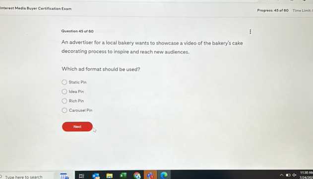 bakery exam questions and answers