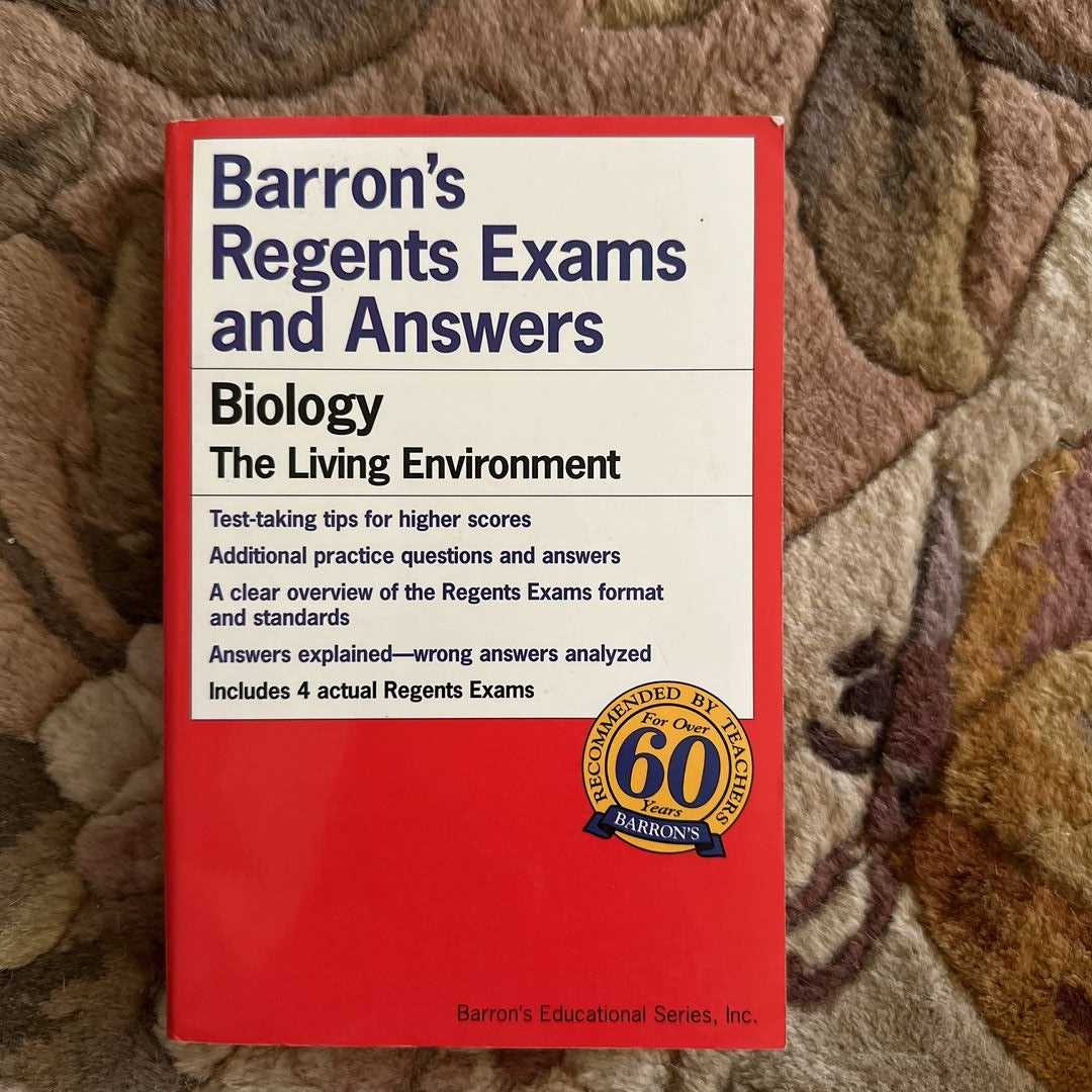 barrons regents exams and answers biology