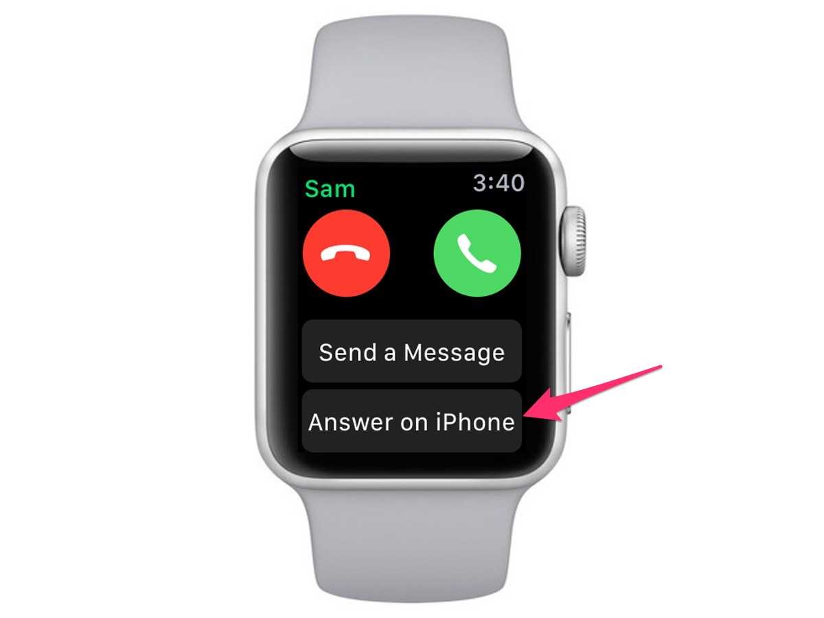 can you answer calls on apple watch