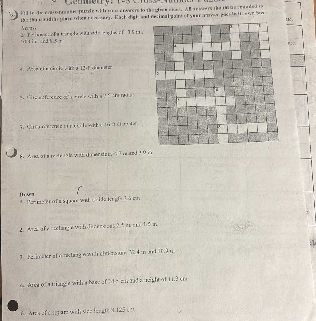 geometry 10.4 answers