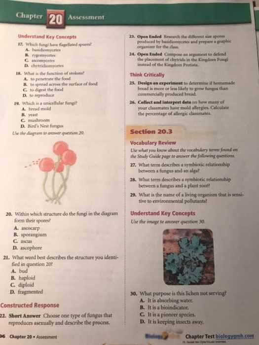 biology chapter 1 assessment answers