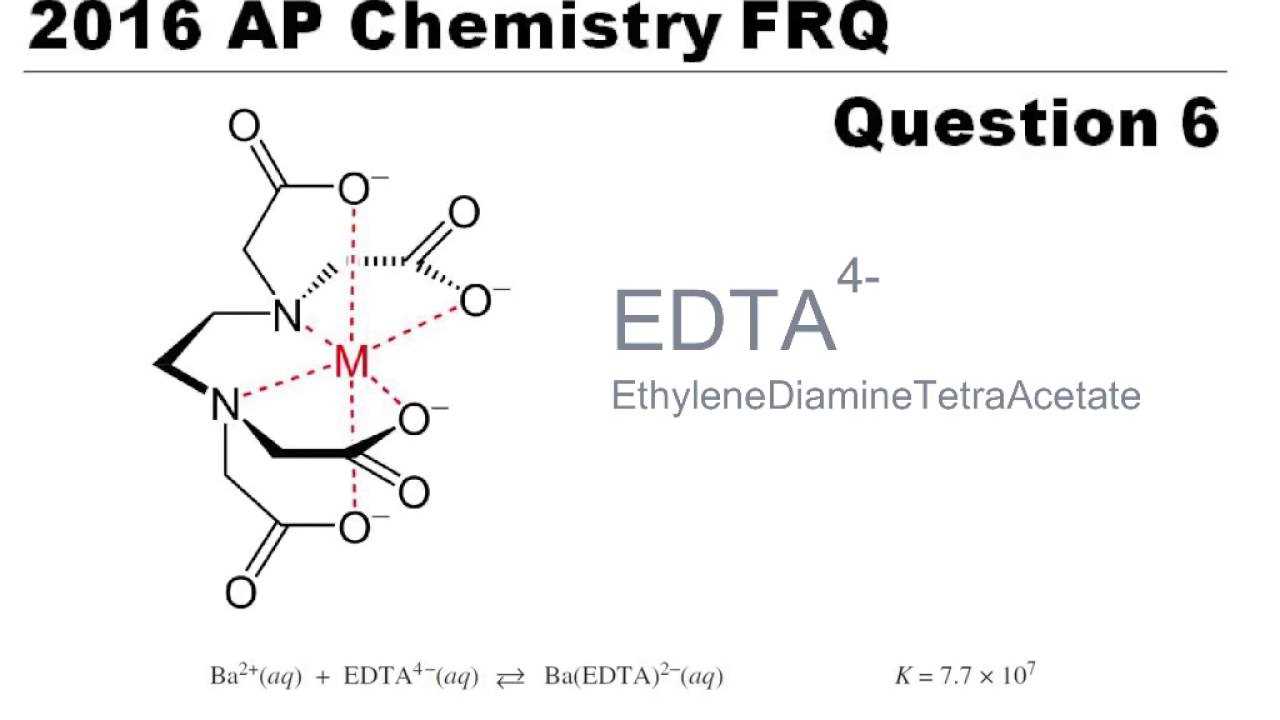 ap chemistry 2016 exam answers