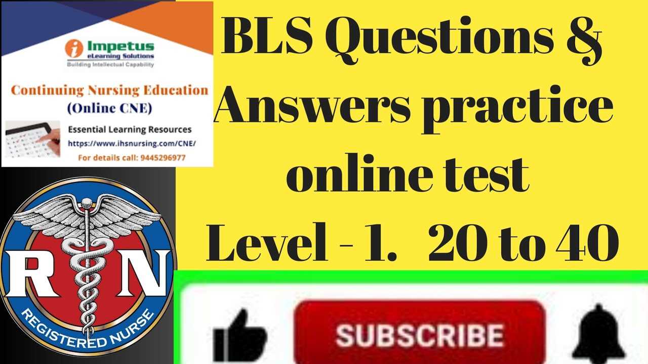 bls online exam answers