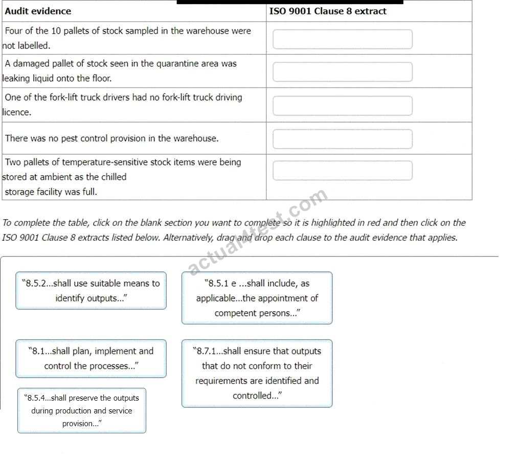 bsi iso 9001 exam questions answers