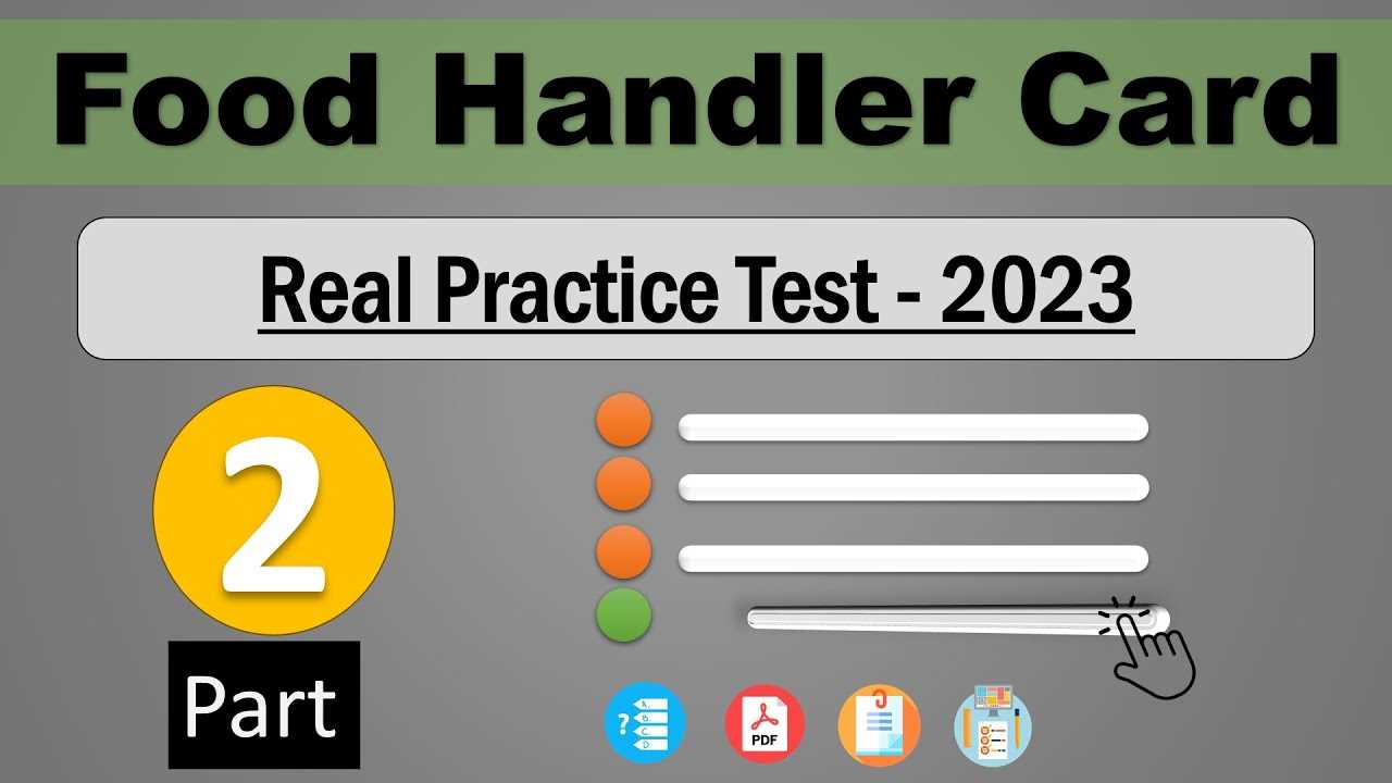 ca food handler exam answers