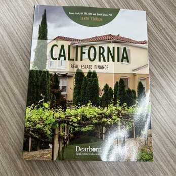 california real estate finance 10th edition exam answers