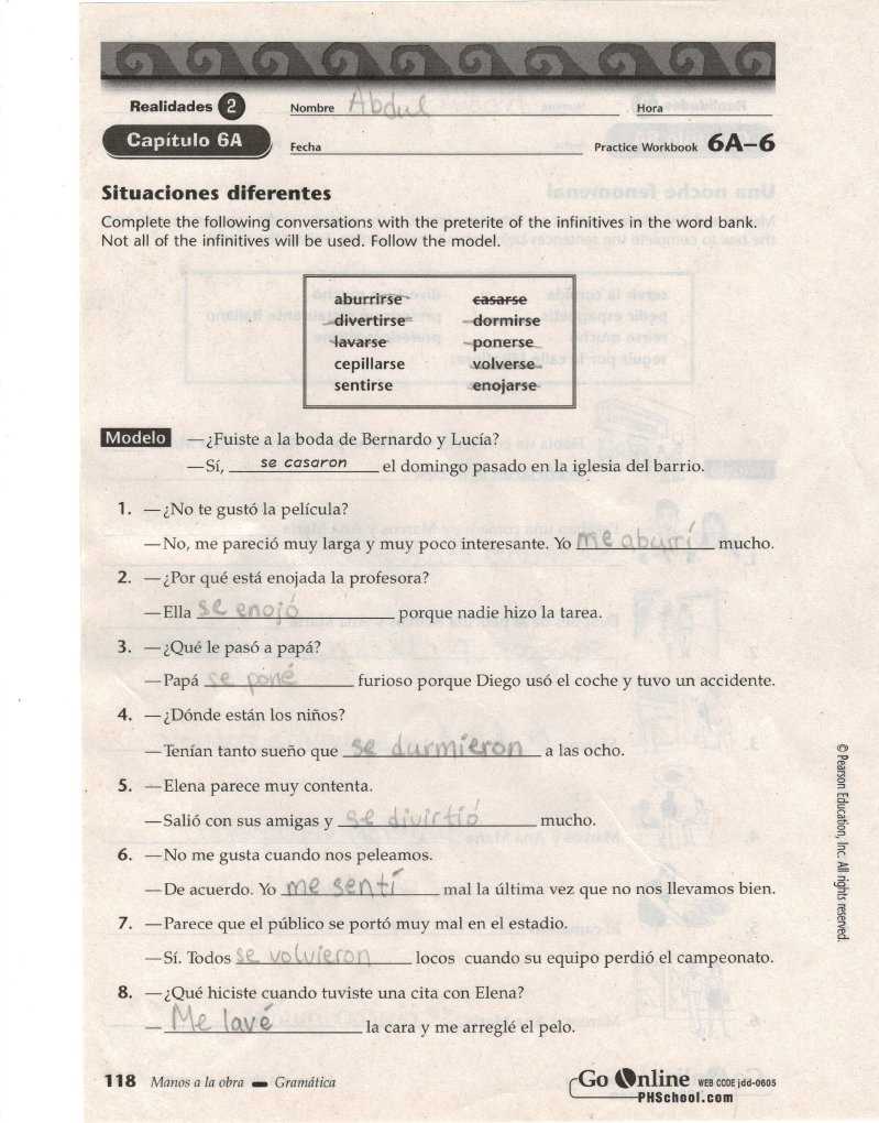 capitulo 6a answers