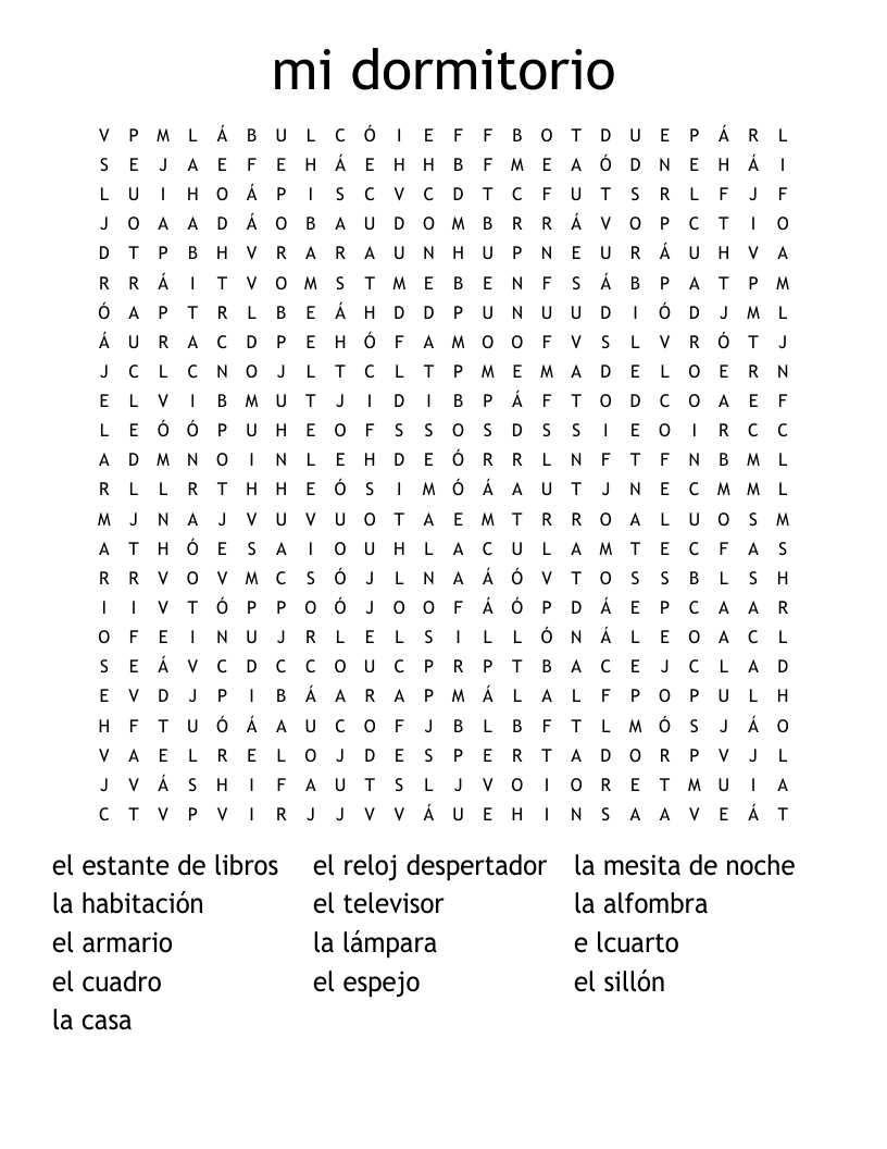 capitulo 6a crossword answers