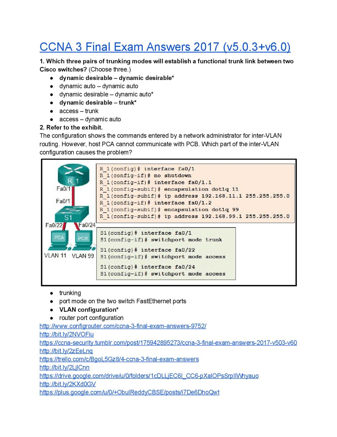 ccna1 practice final exam