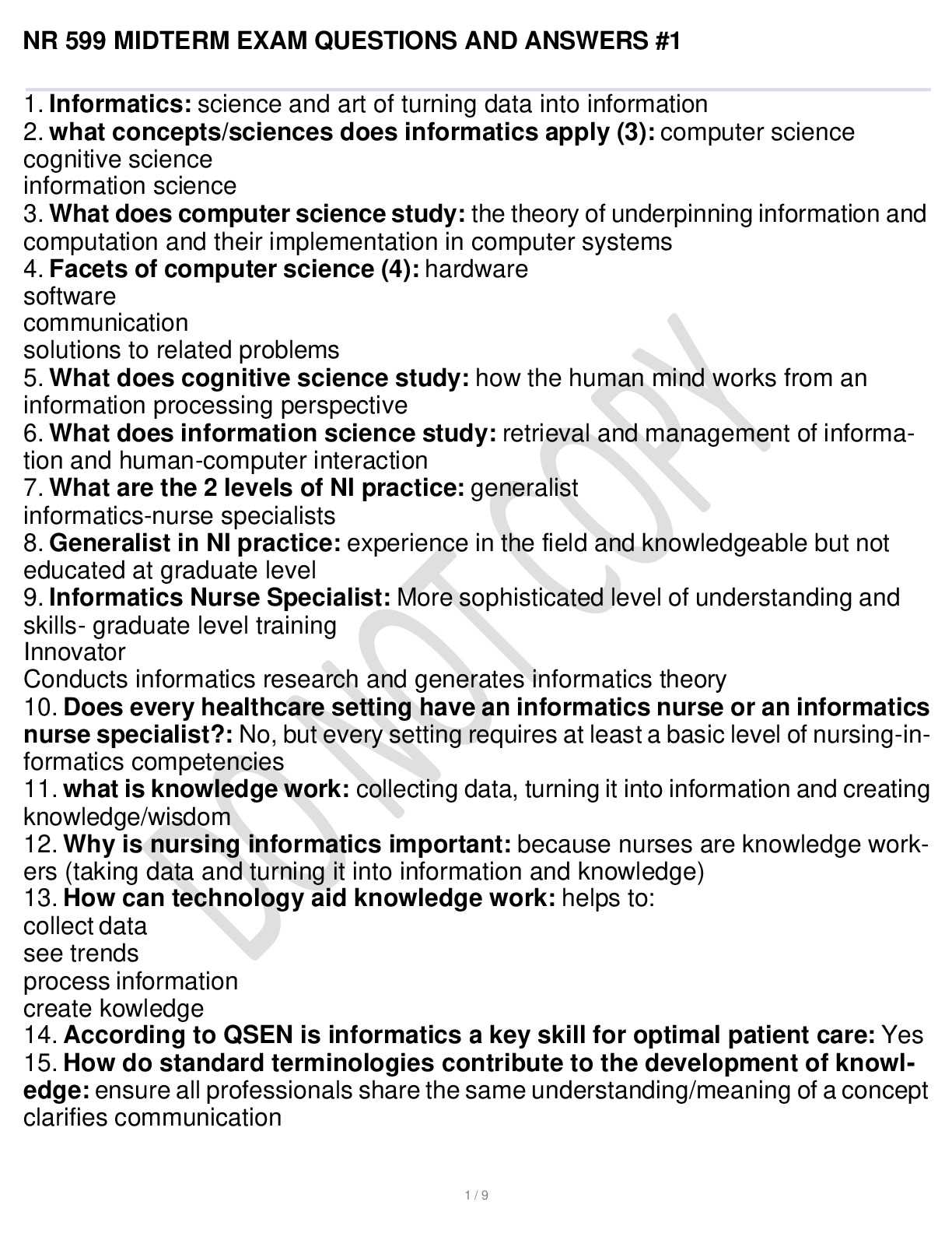 chamberlain nr 599 midterm exam answers