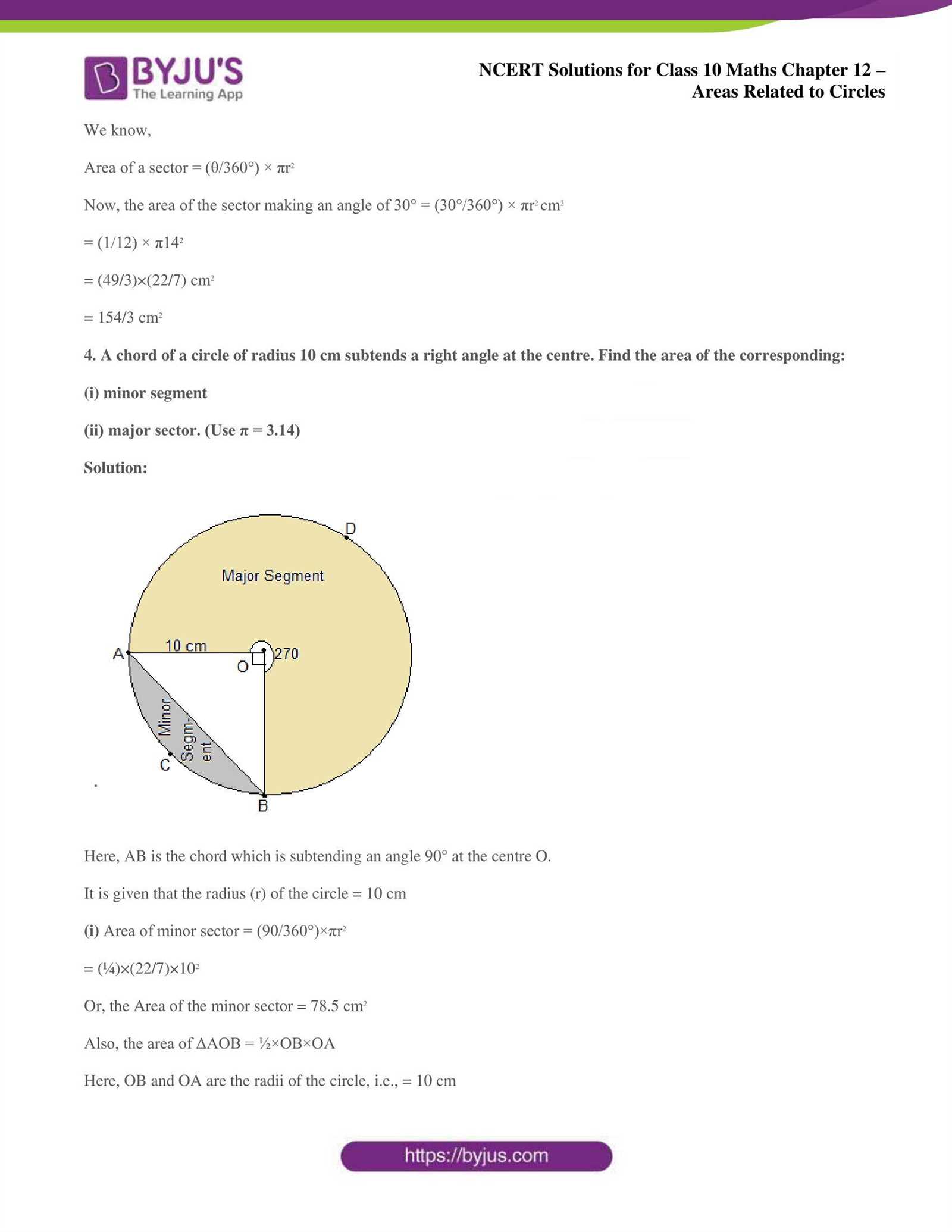 chapter 12 circles test answers