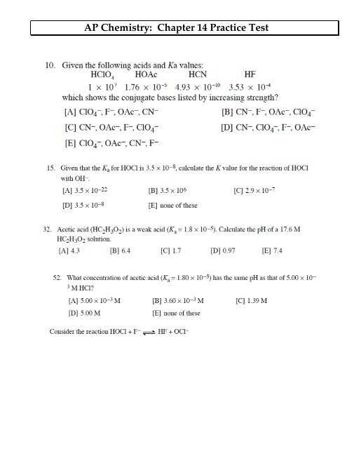 chem 110 practice exams