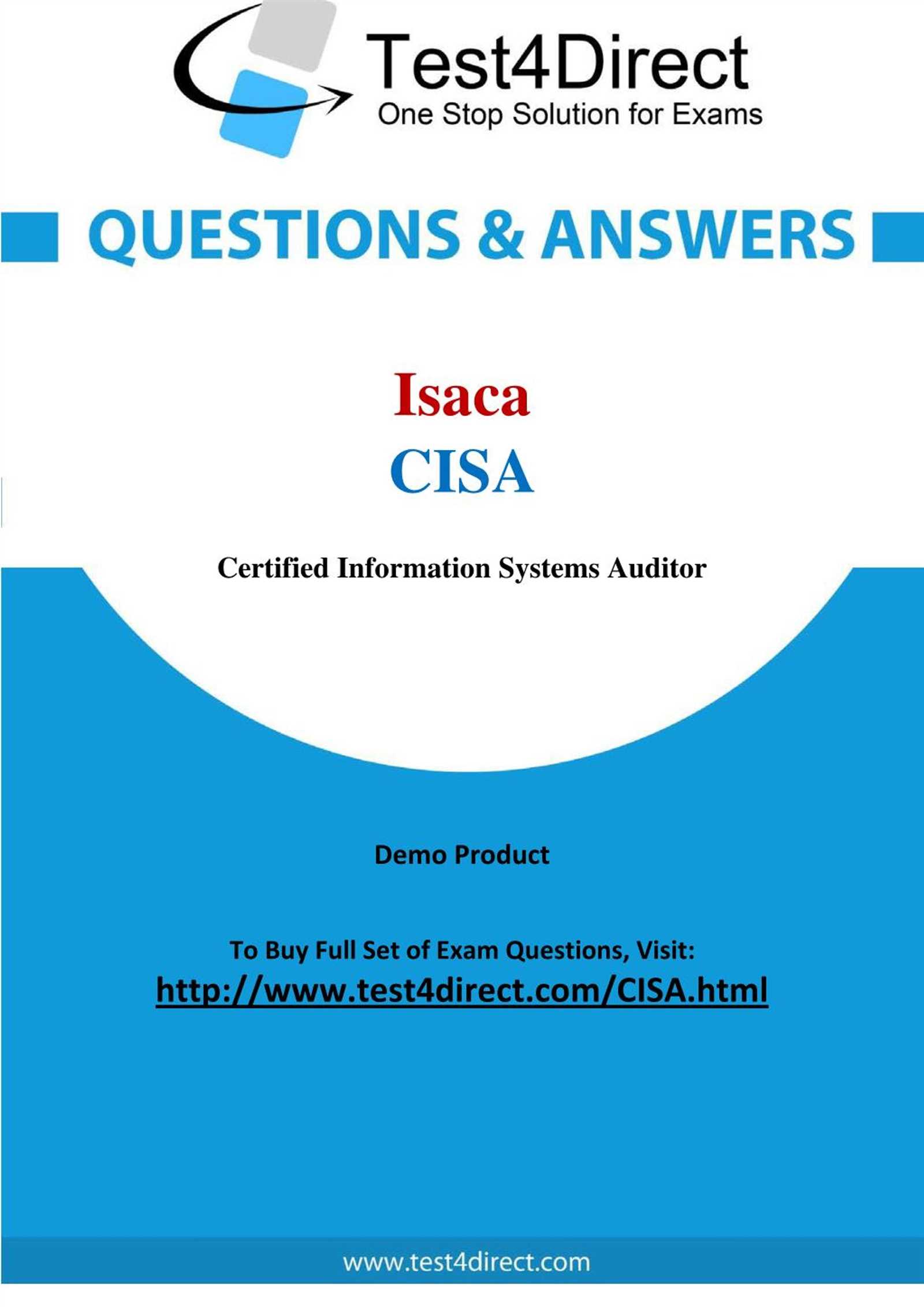 cisa exam questions and answers