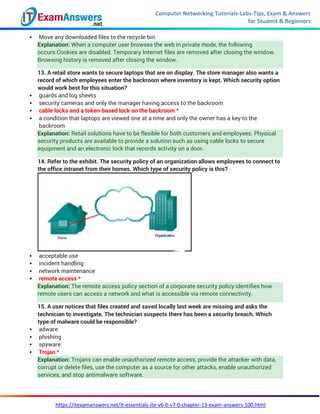 cisco it essentials chapter 13 exam answers