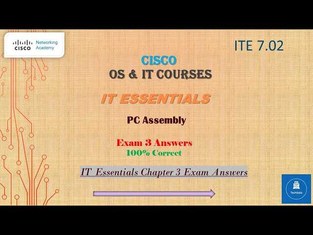 cisco networking academy chapter 3 exam answers