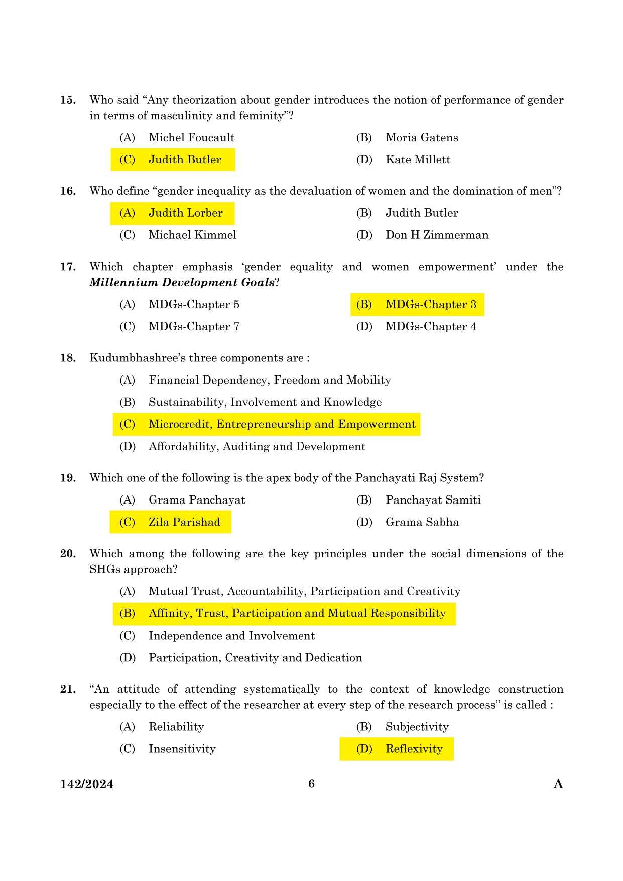 class d knowledge exam answer key