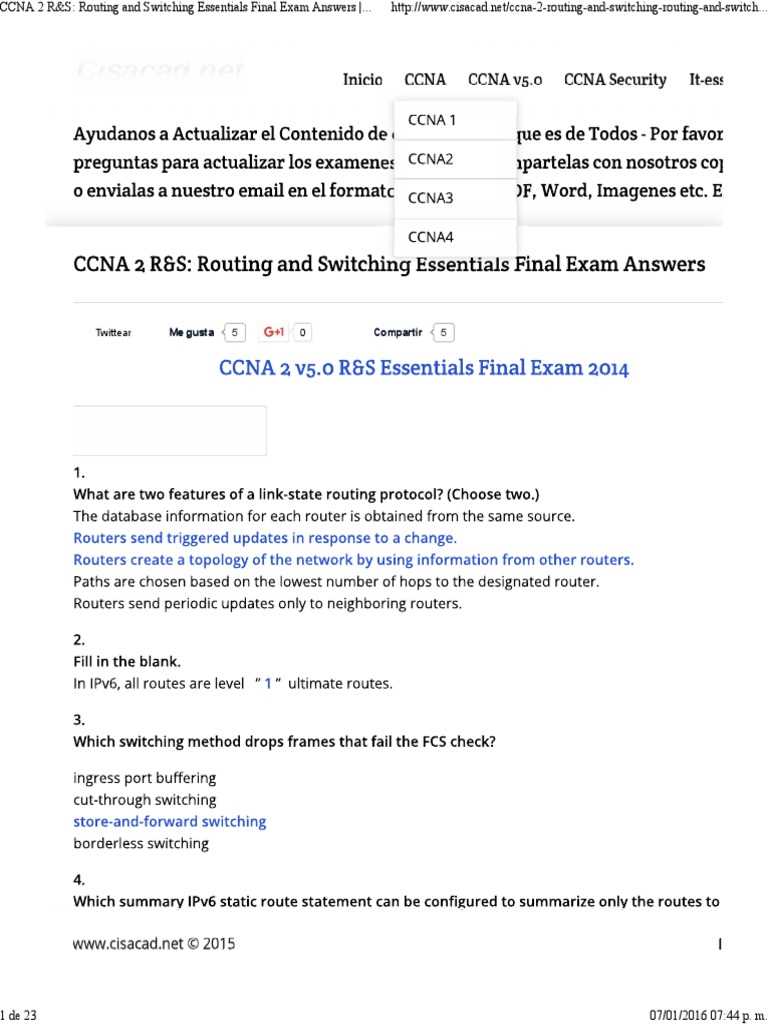 ccna 1 chapter 2 exam answers