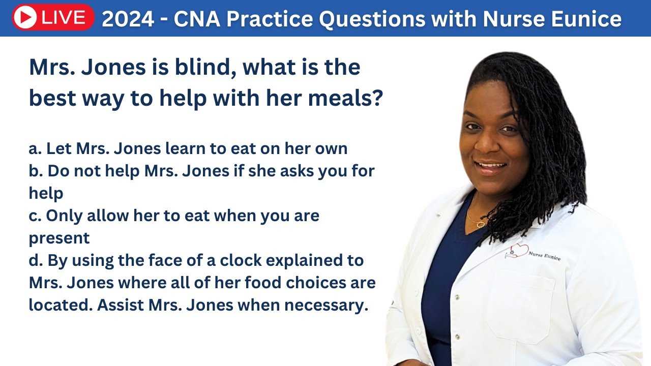 cna question and answer practice exam