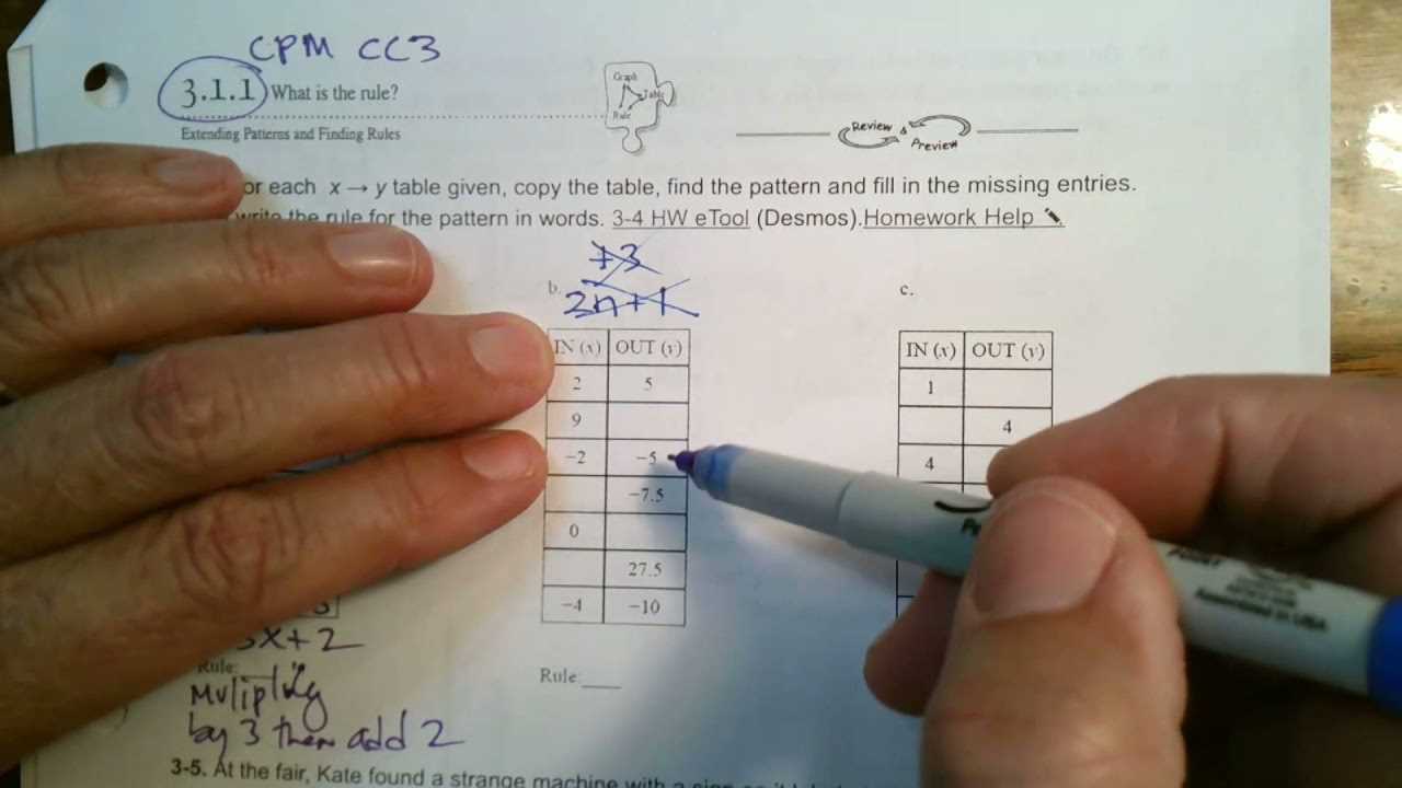 core connections course 3 answer key chapter 1