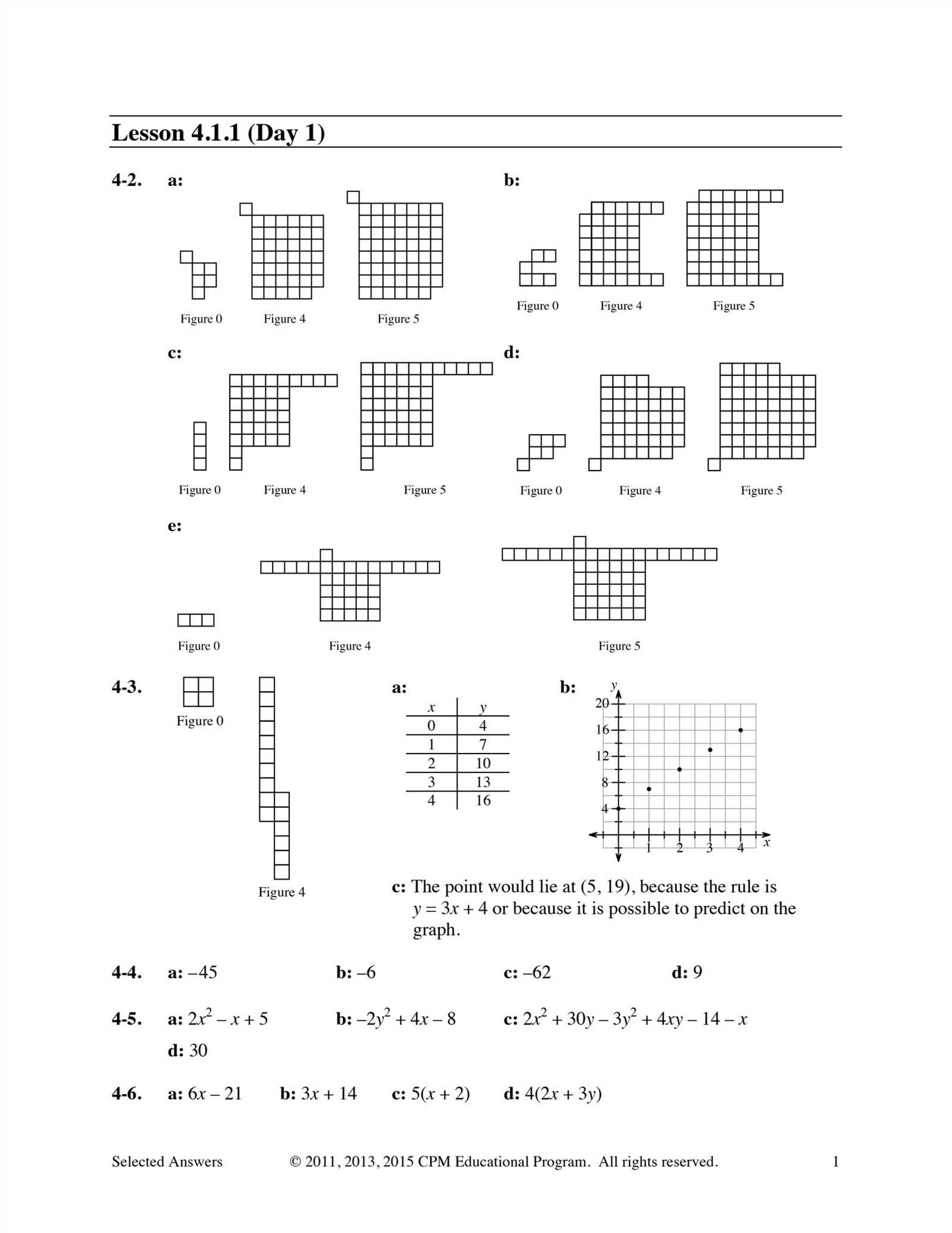 core connections course 3 chapter 9 answer key