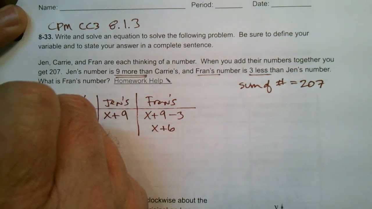 cpm cc3 chapter 3 answers