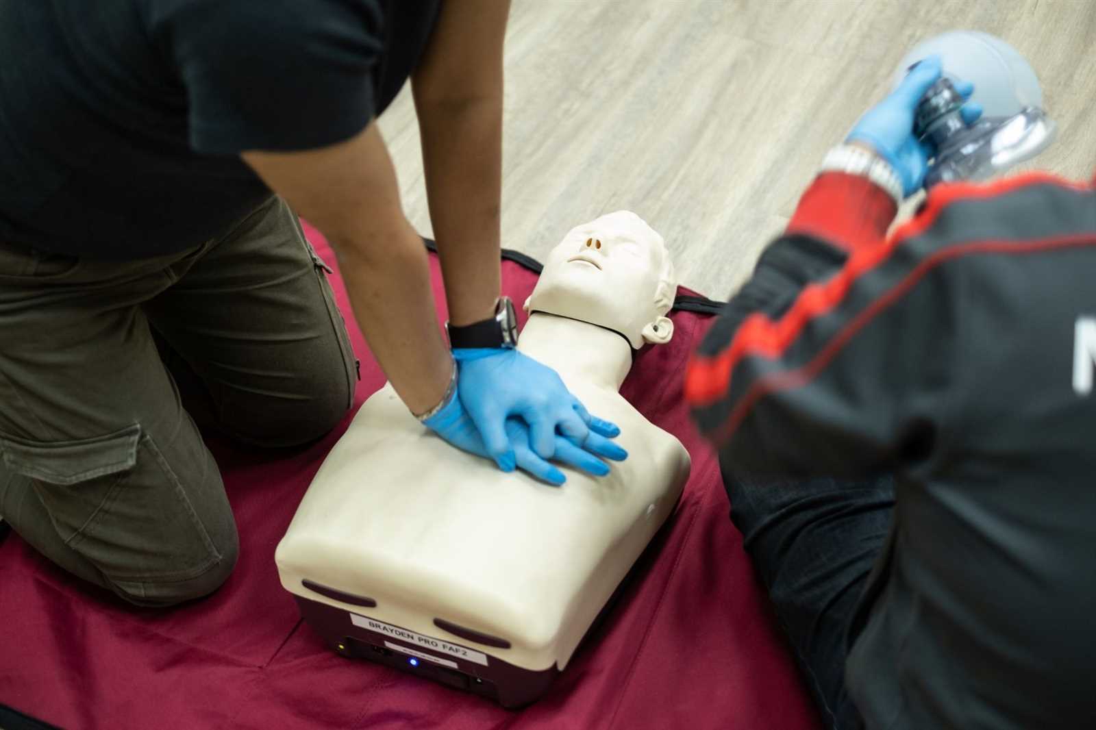 cpr aed test answers