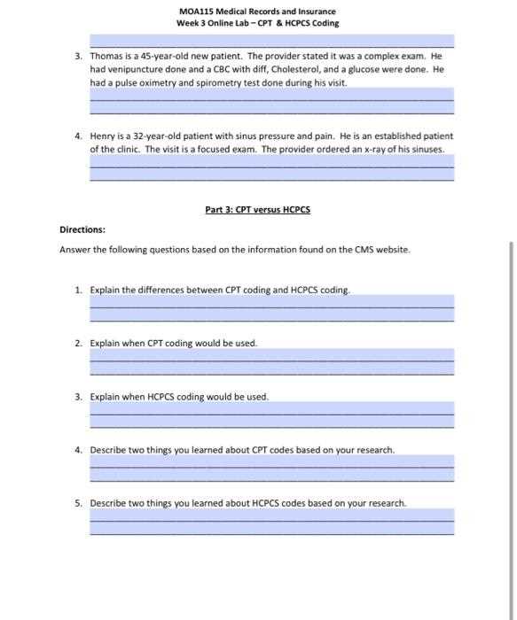 cpt exam papers with answers