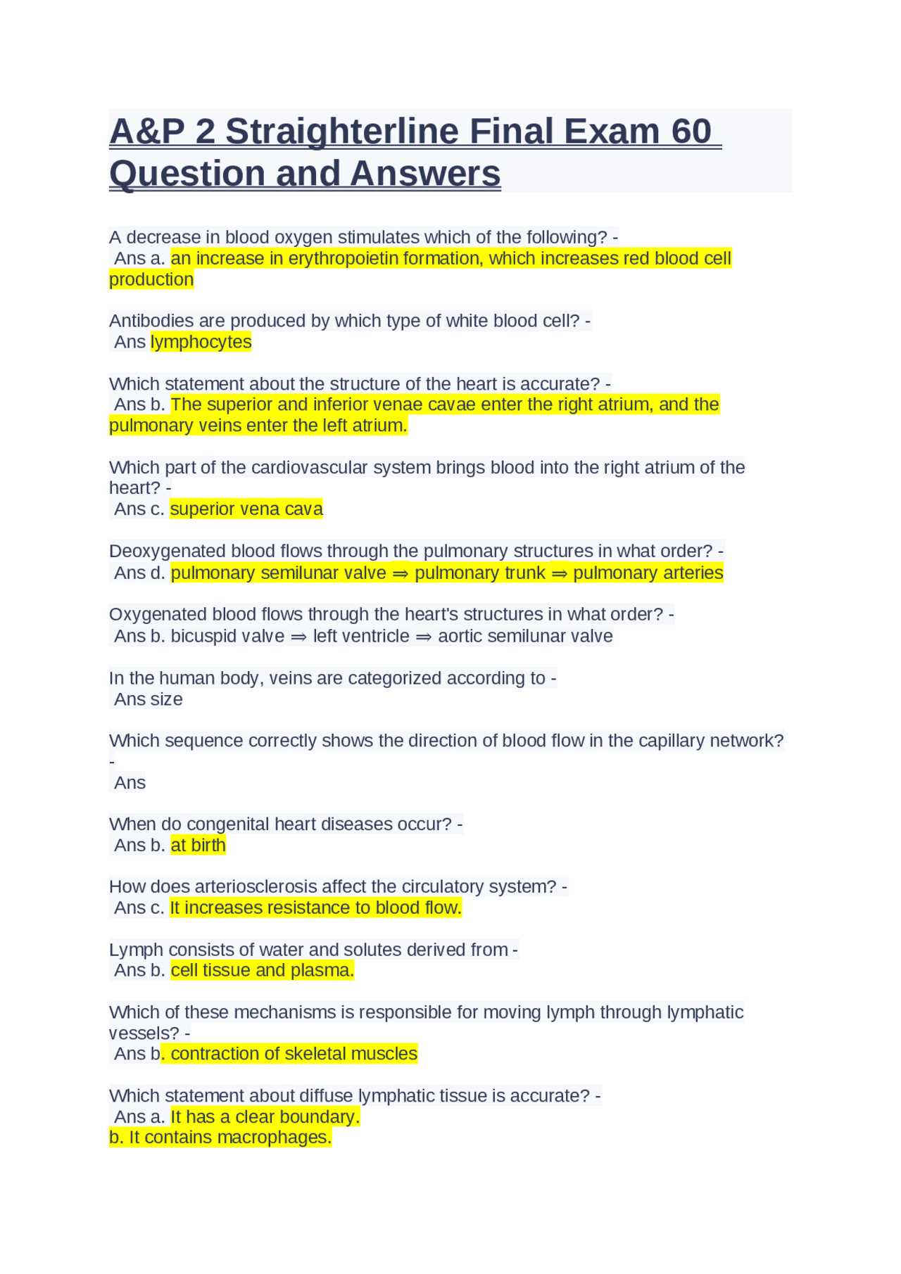 straighterline sociology final exam answers