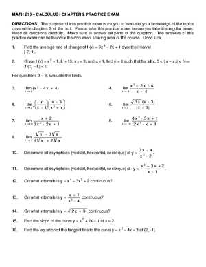 calculus 1 practice exam with answers