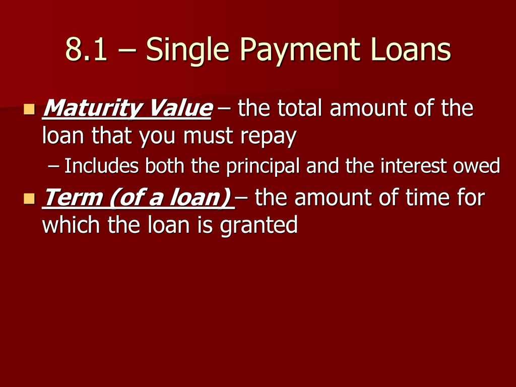 chapter 8 loans answer key