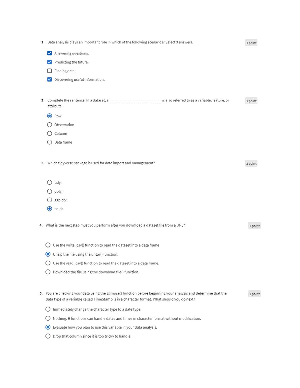 data analysis with r coursera answers final exam