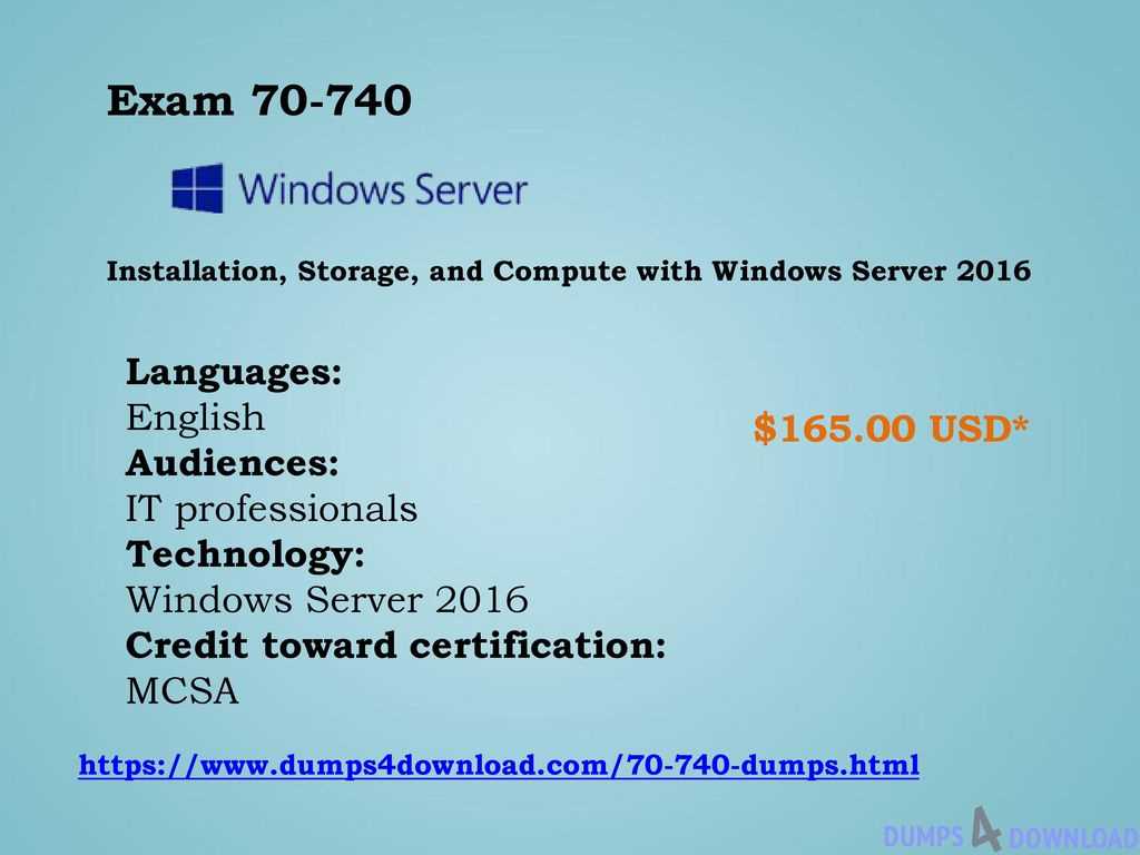 windows server 2016 exam questions and answers