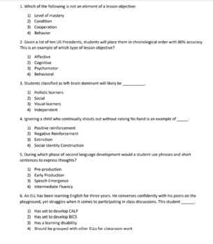 florida class e knowledge exam answers