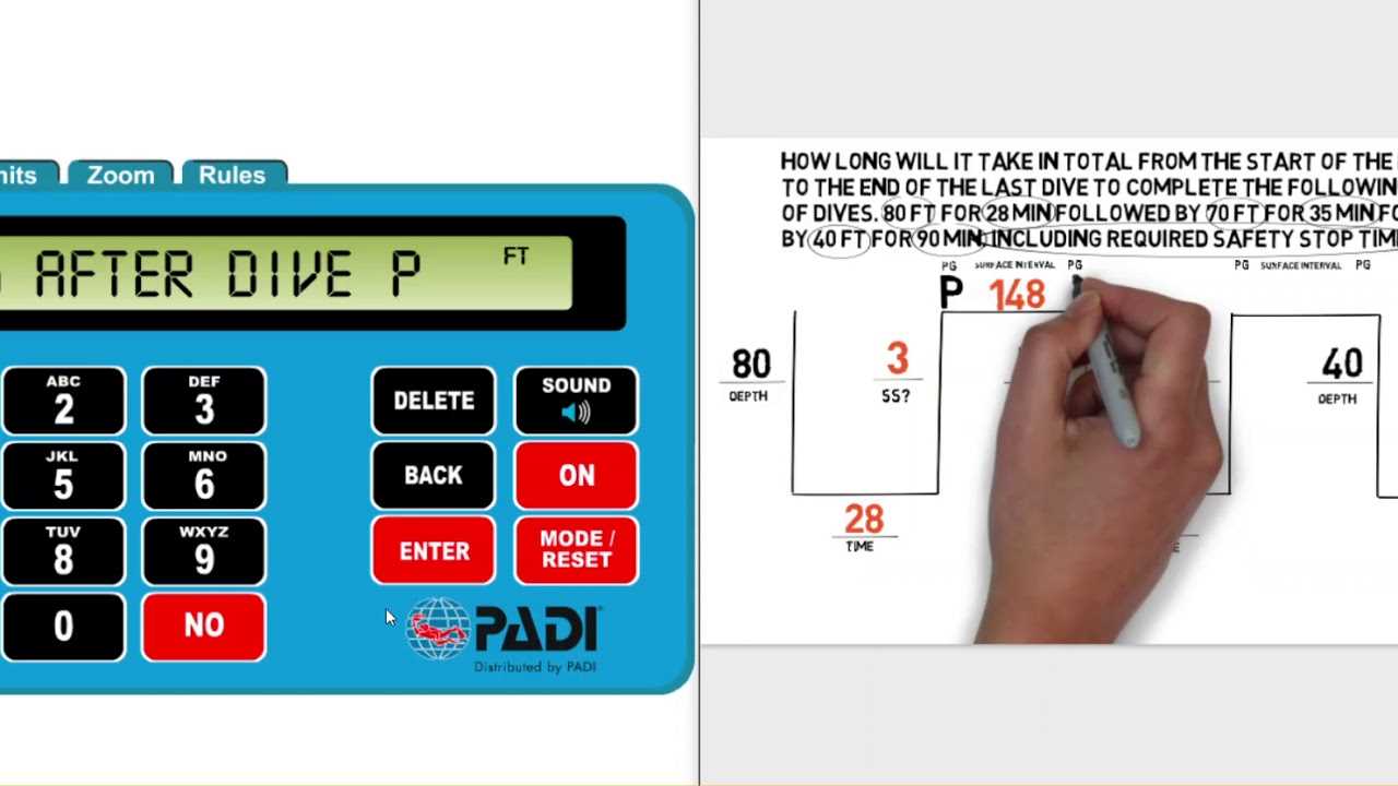 divemaster exam answers