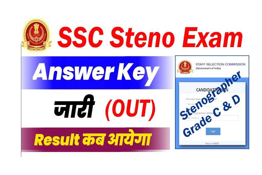 ssc exam answer key