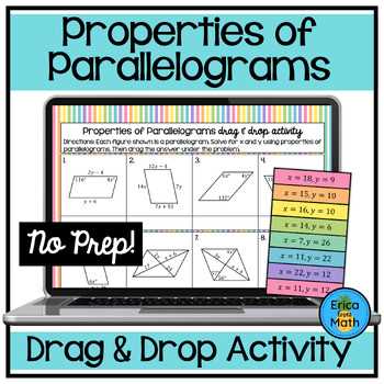 lesson 6.2 practice a properties of parallelograms answer key