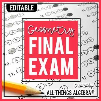 geometry spring final exam answers