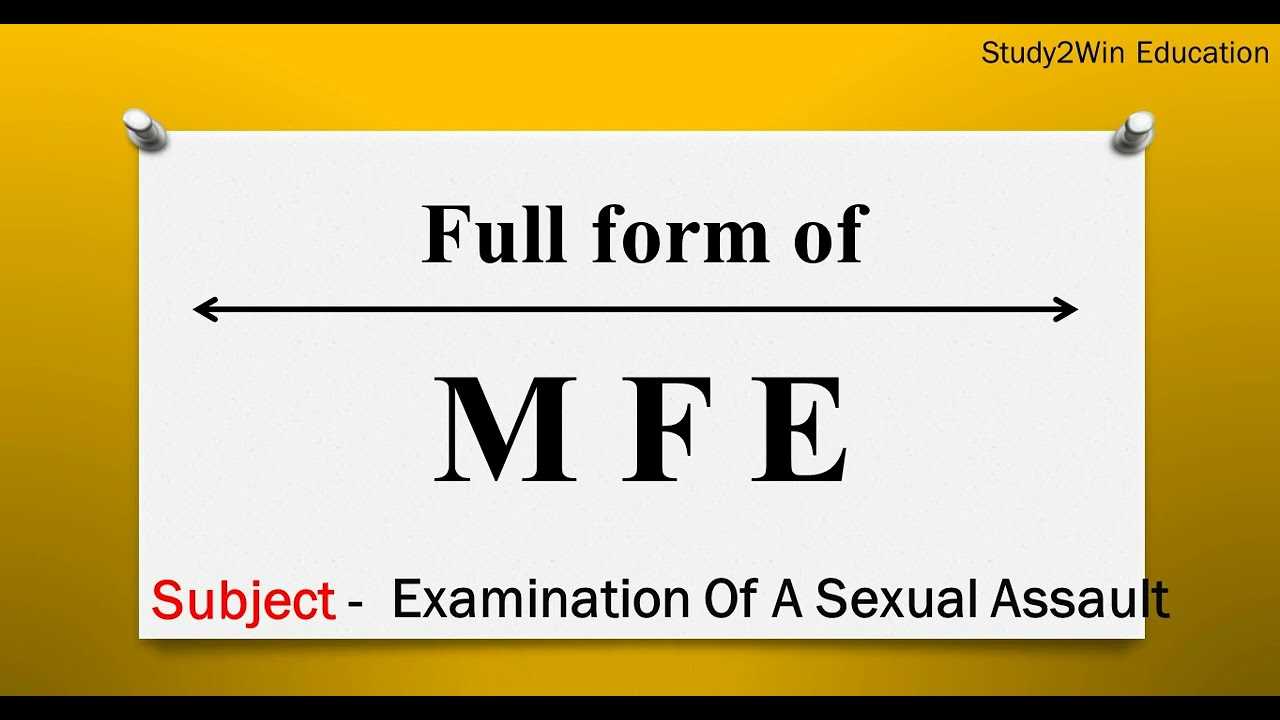 mfe exam dates