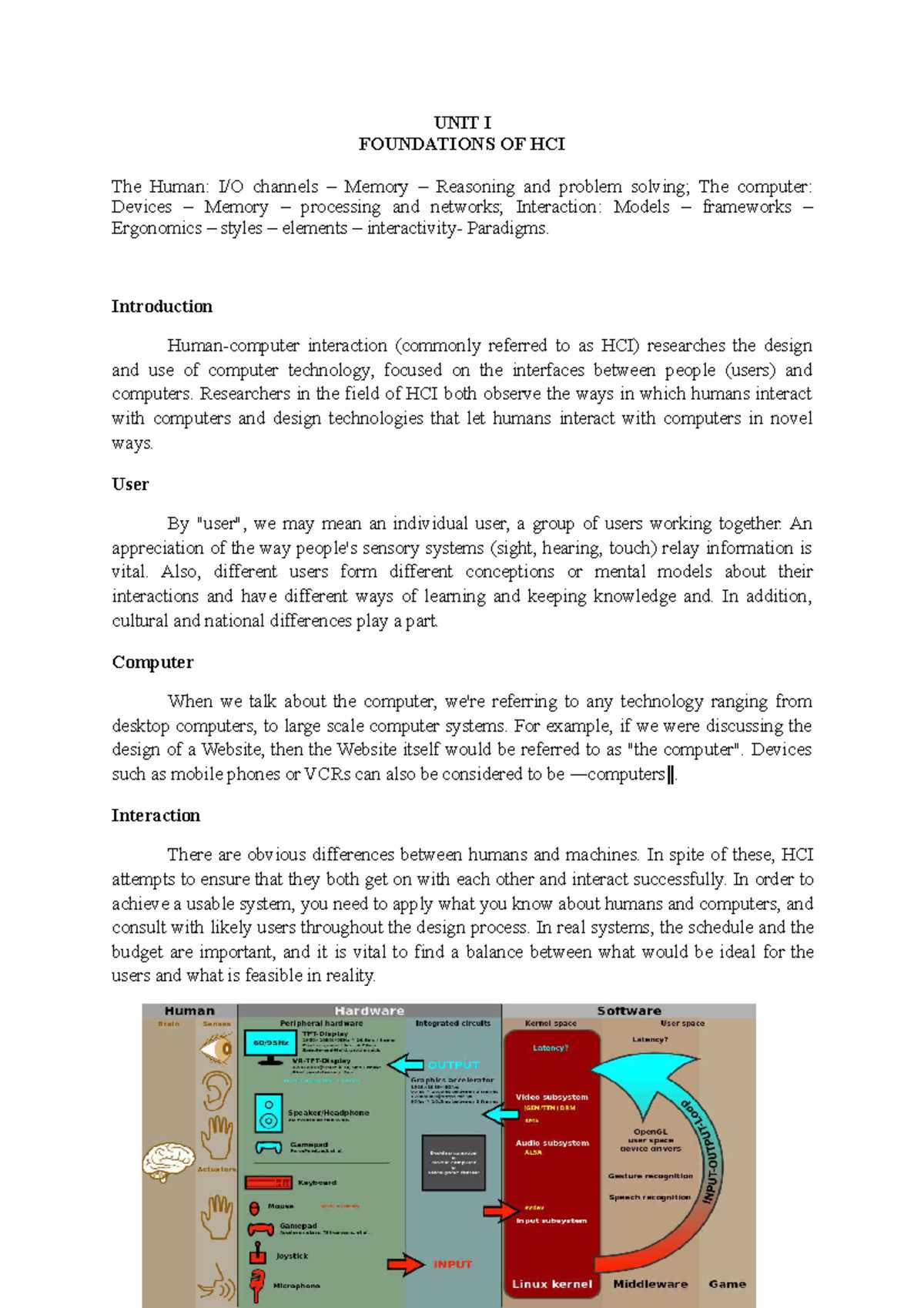 human computer interaction exam questions and answers