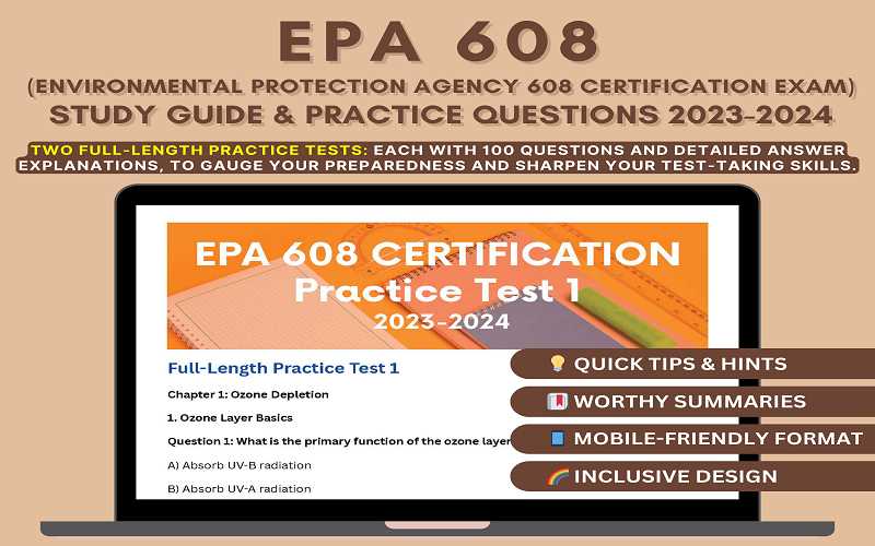 epa 608 certification test answers