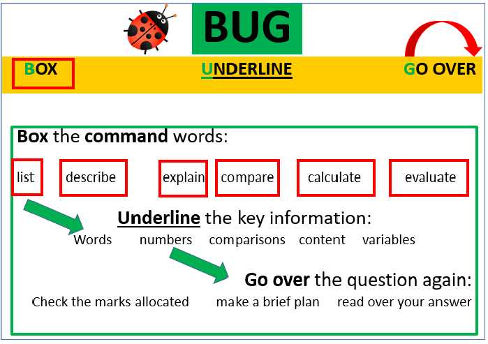 exam answering techniques