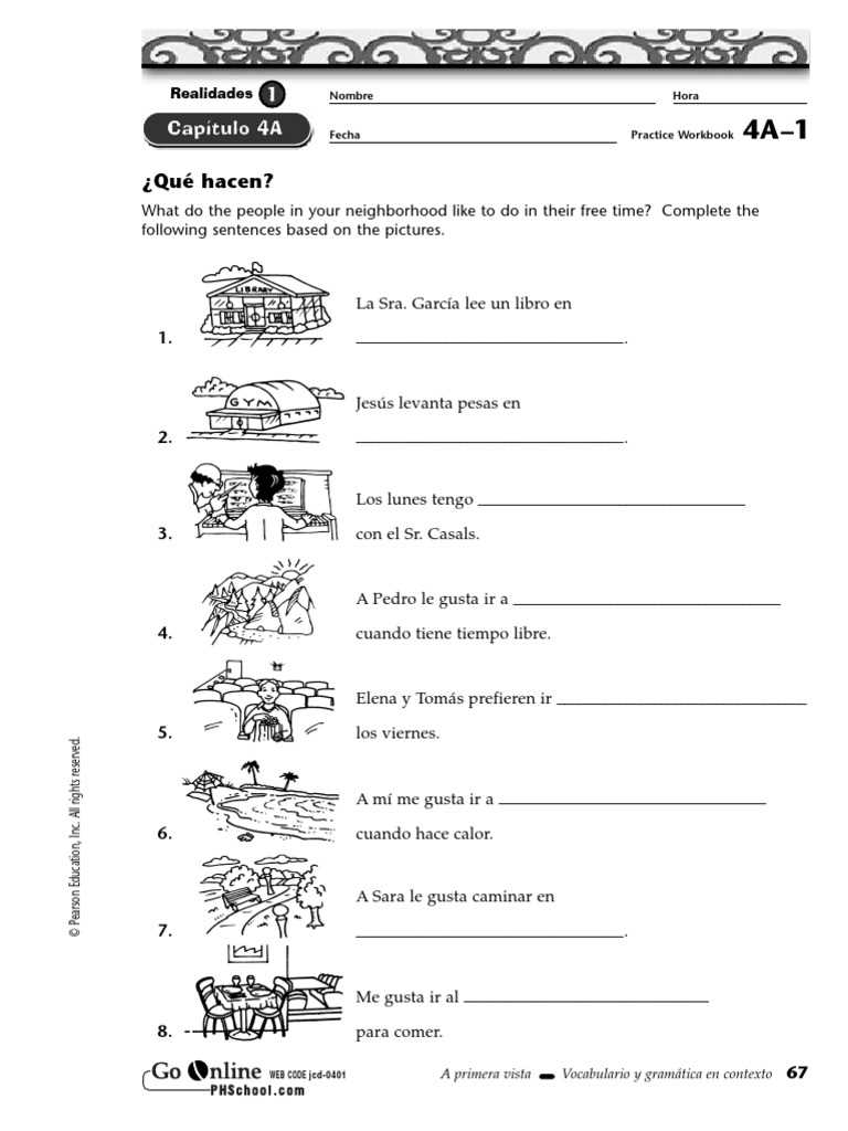 examen del capitulo 4a answers