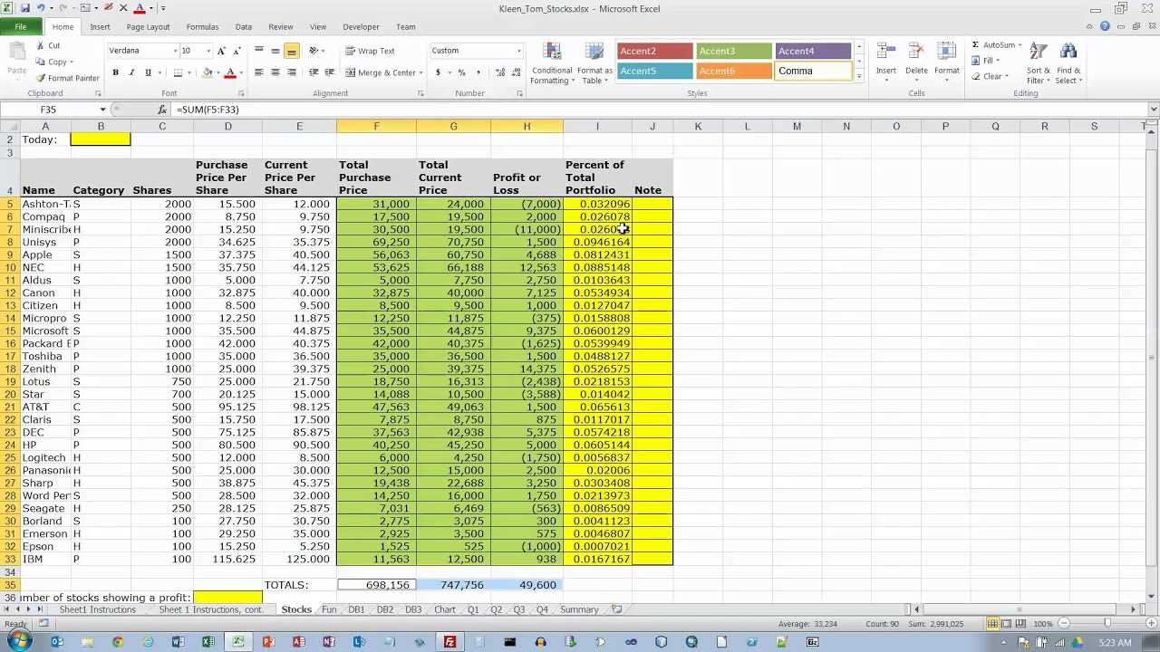 excel 2007 exam questions and answers