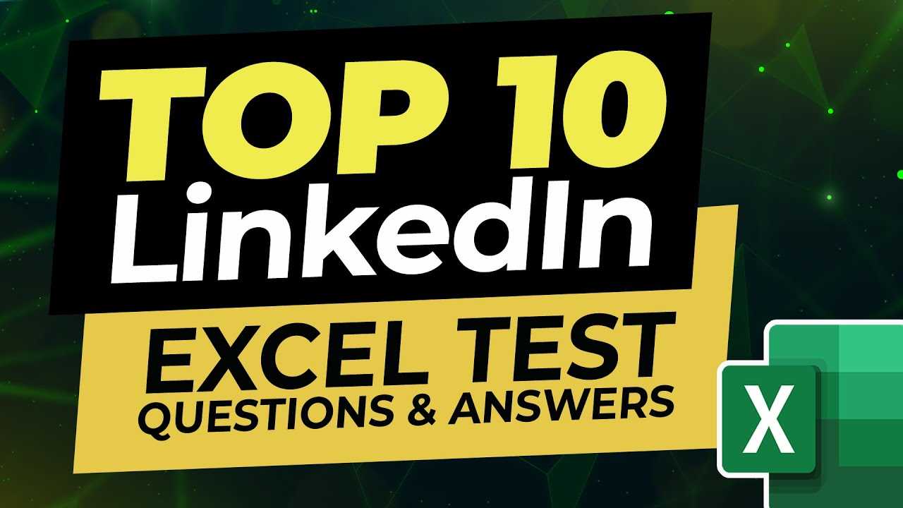 excel essential training linkedin exam answers