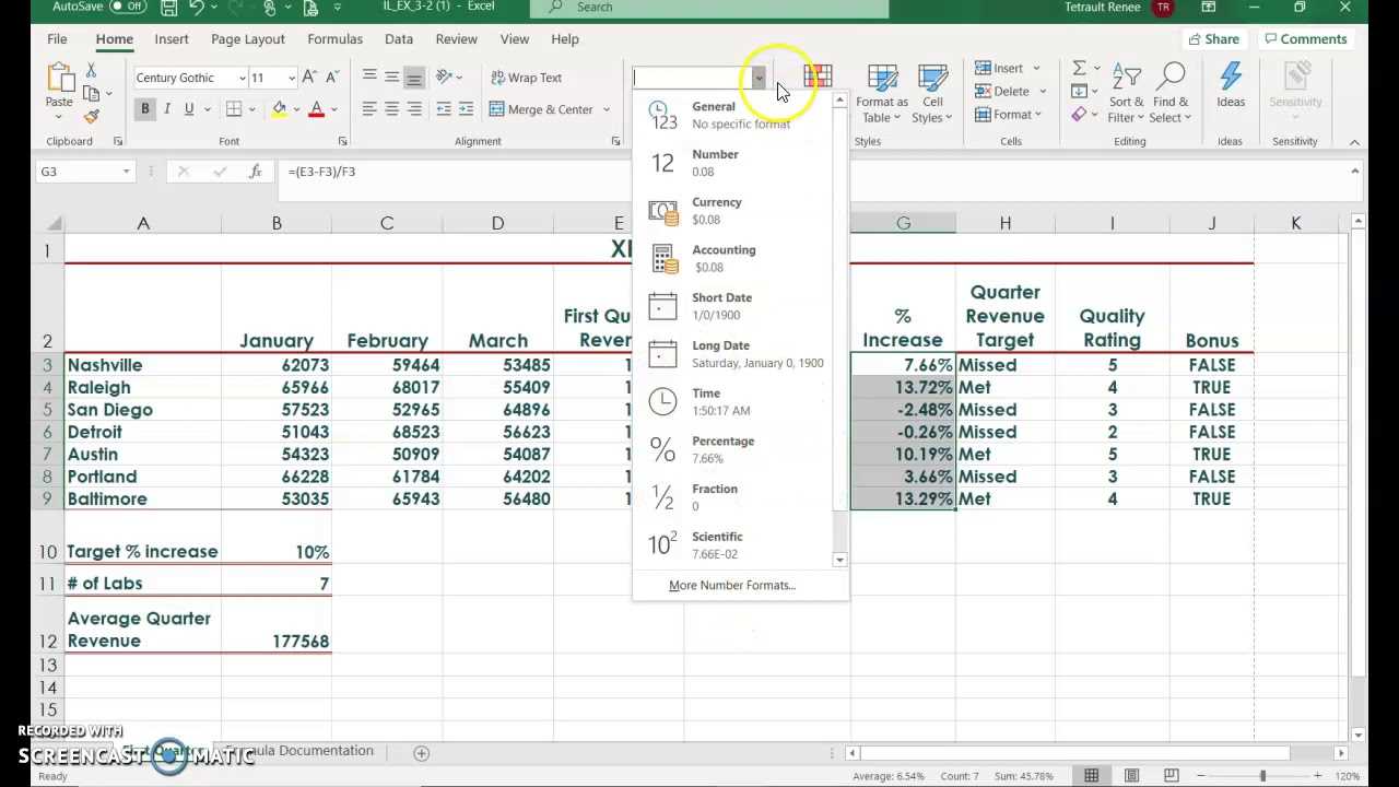 excel module 3 sam exam answers