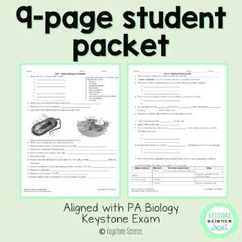 keystone exam biology review packet