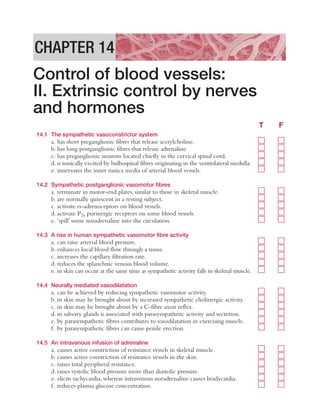 cardiovascular physiology exam questions and answers