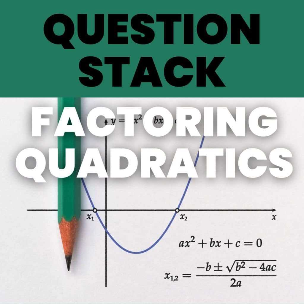 factoring day 2 worksheet answers