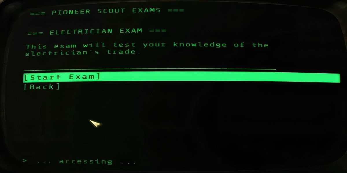 fallout 76 pioneer scout exams answers