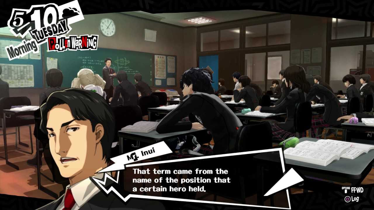 persona 5 answers class